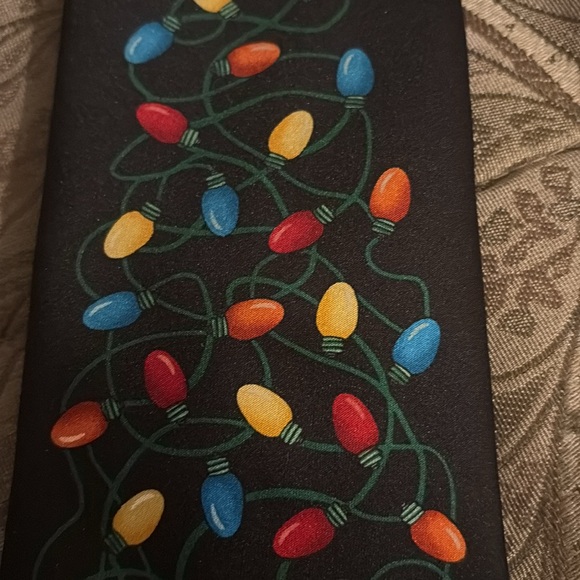 Festive Christmas Tree and Love Pattern Ties - Picture 2 of 6